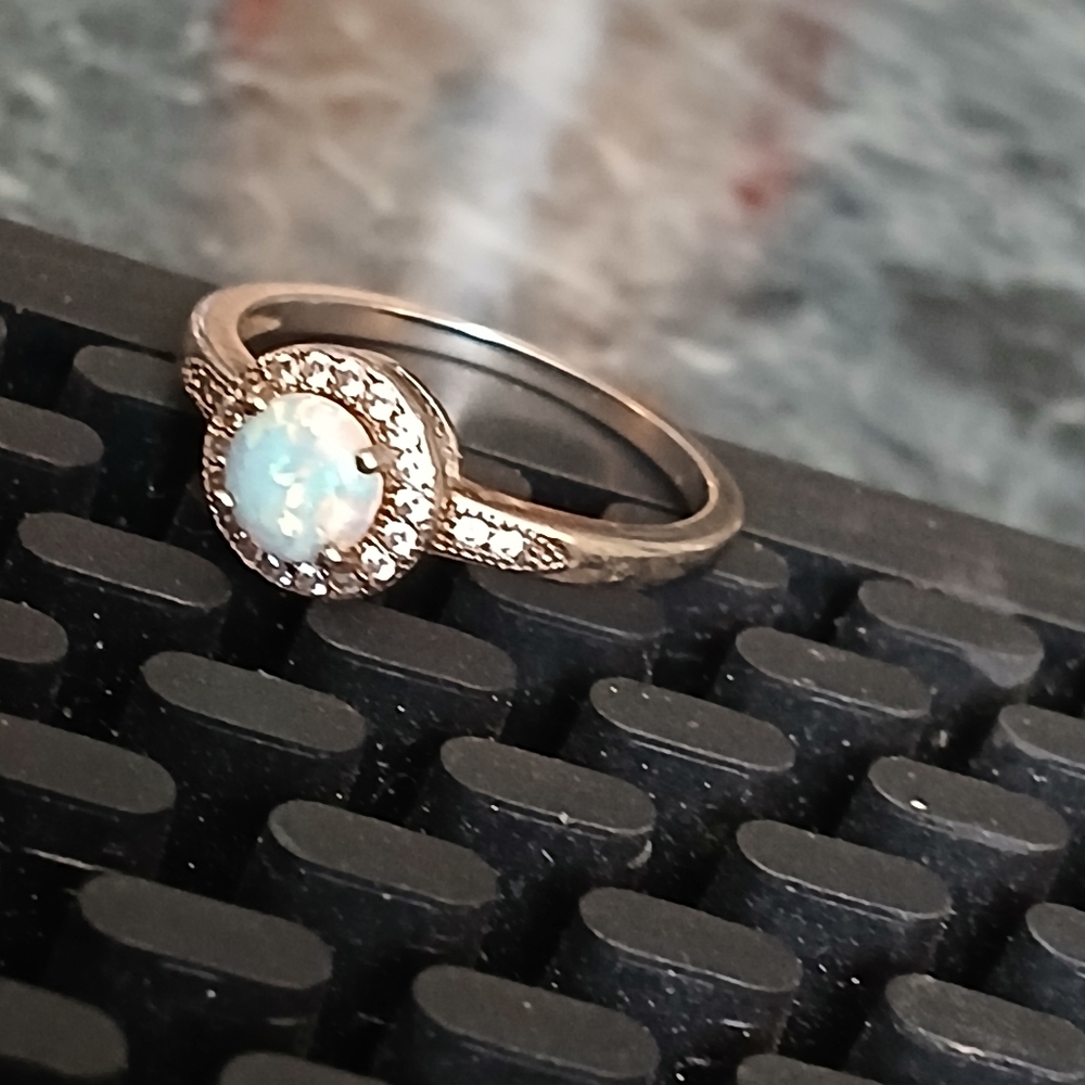 Sterling silver Opal Ring